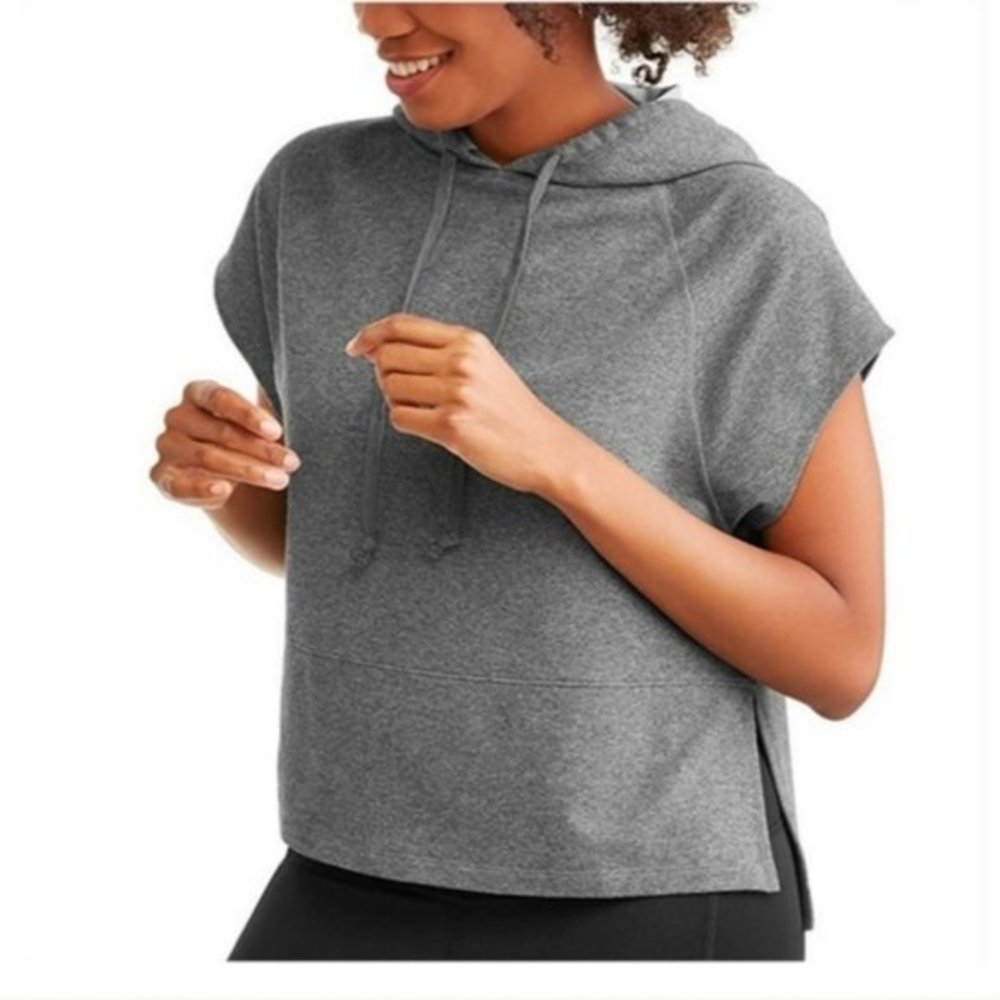 CLOSET CLOSING! Avia • Short-sleeved Cropped Sweat Hoodie